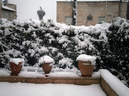 Souvenir of 2013 Jerusalem snowstorm