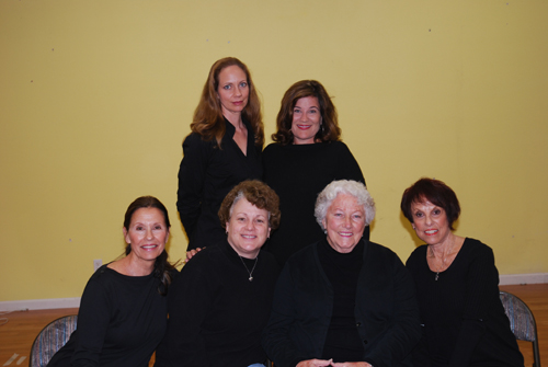 Cast of 'Daughters of Appalachians': from left, standing Michelle Burkhart and Leslie Drew; seated, Fran Marsh, Raylene Wall, Jane Harris and renee levine.