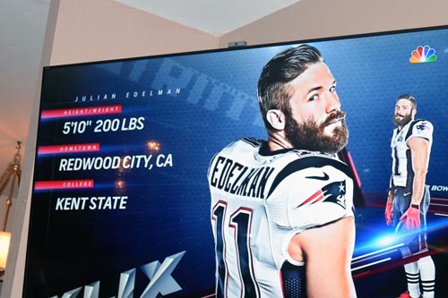 Julian Edelman (NBC graphic)